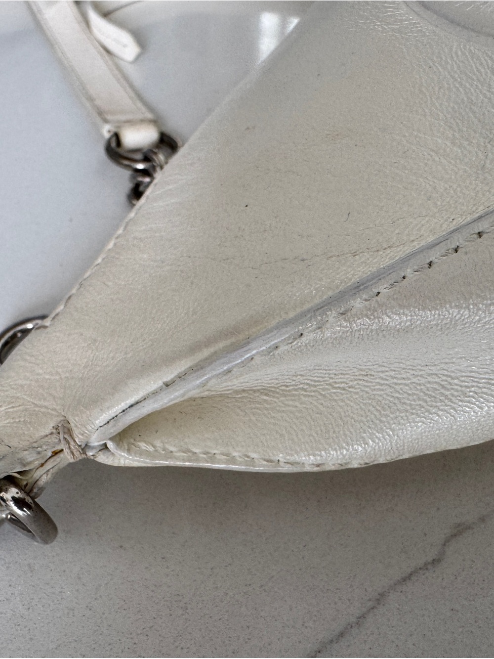 Jimmy choo cream Faye crossbody bag - Picture 7 of 12